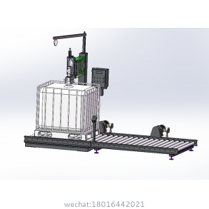 One ton IBC barrel solvent filling machine